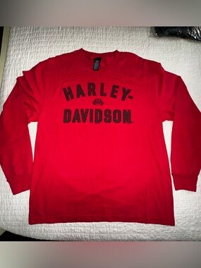 Harley-Davidson Red Short Sleeve Logo Shirt